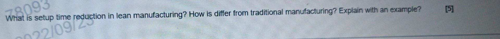what-is-setup-time-reduction-in-lean-manufacturing-chegg