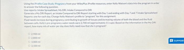 Solved Using the iProfile Case Study: Pregnancy from your | Chegg.com