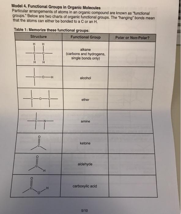 Solved ChemActivity Organic Molecules How are the chemical