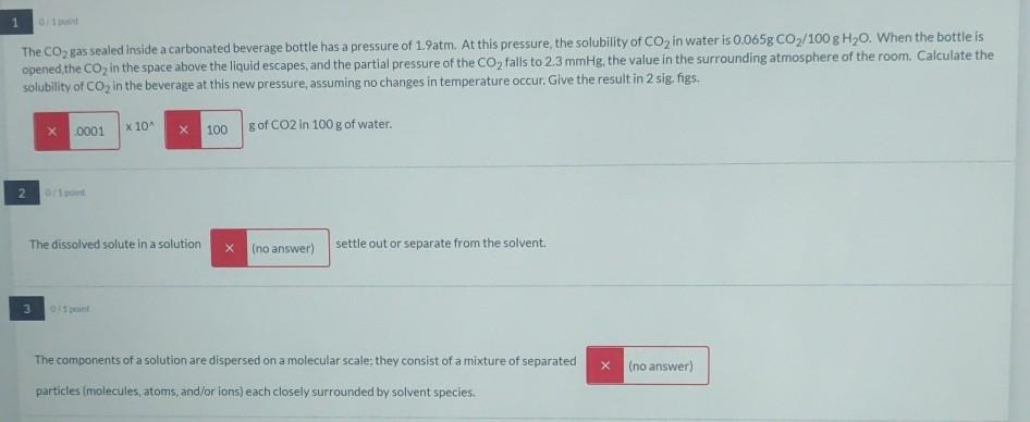 Solved 7 10/1point When ionic compounds dissolve in water, | Chegg.com