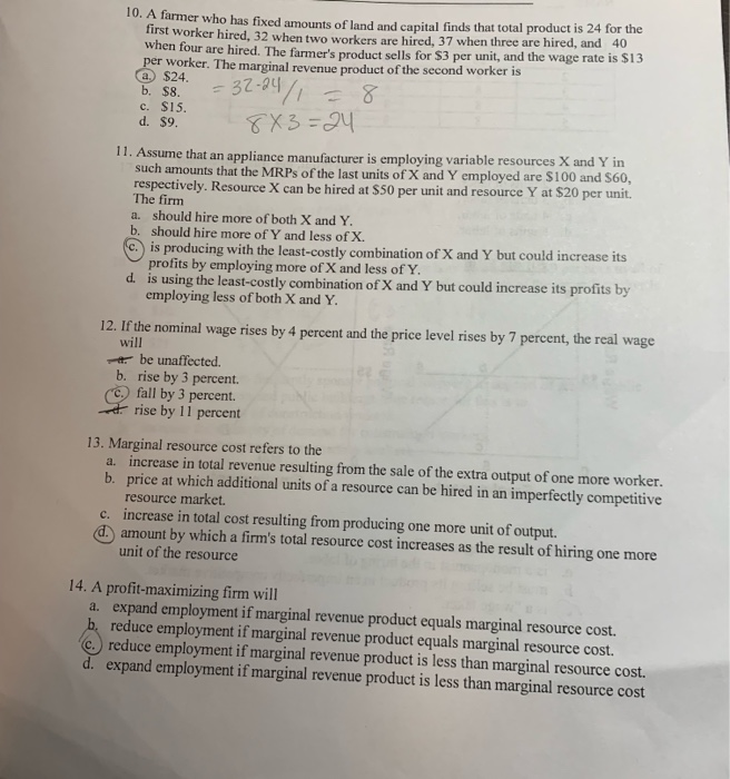 Solved just want to check if i got all my answers right. | Chegg.com