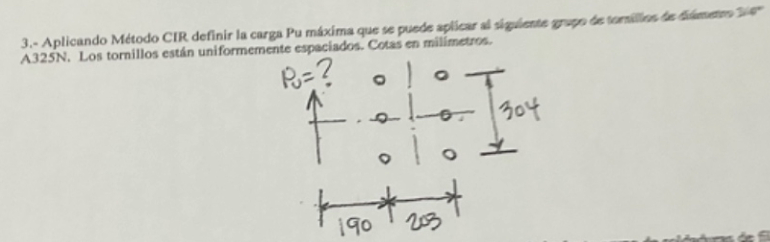 Aplicando el metodo CIR definir la carga Pu maxima | Chegg.com