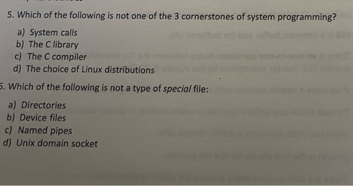 Solved 5. Which of the following is not one of the 3 | Chegg.com