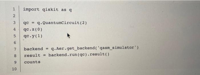 Solved can you run these codes in qiskit and take a | Chegg.com