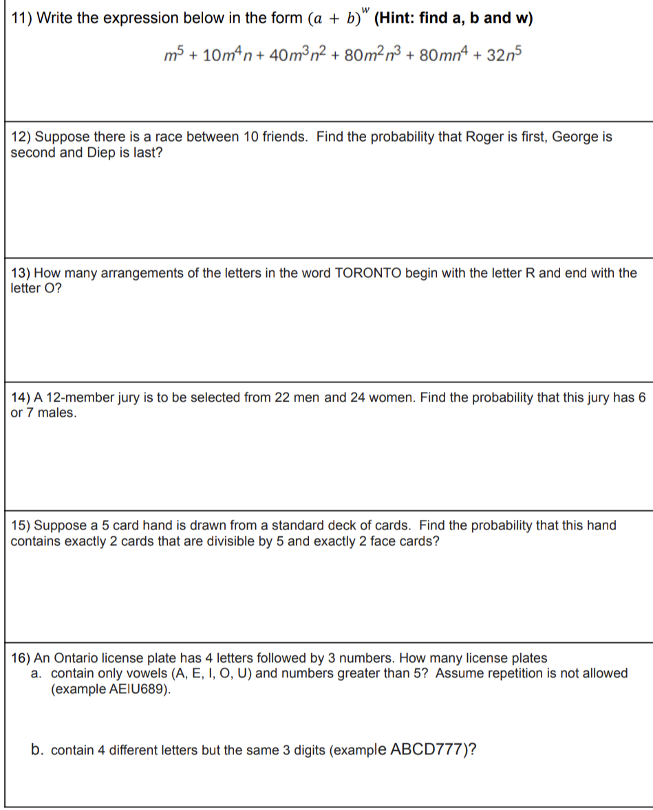 Write The Expression In The Form A+bi Solved 11) Write the expression below in the form (a+b)w | Chegg.com