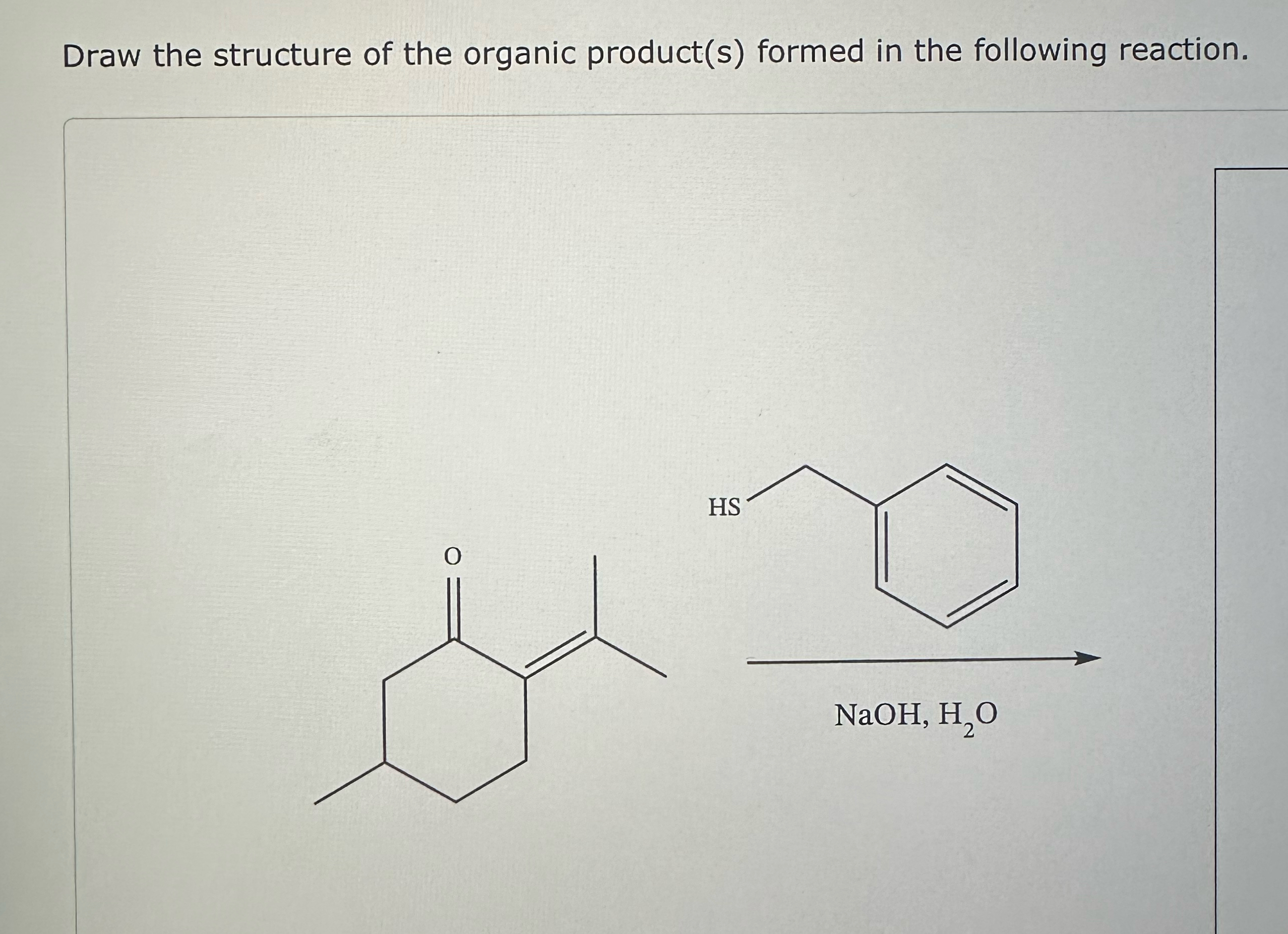 Solved Draw the structure of the organic product(s) ﻿formed | Chegg.com