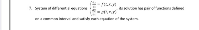 Solved Sex F T X Y 7 System Of Differential Equations