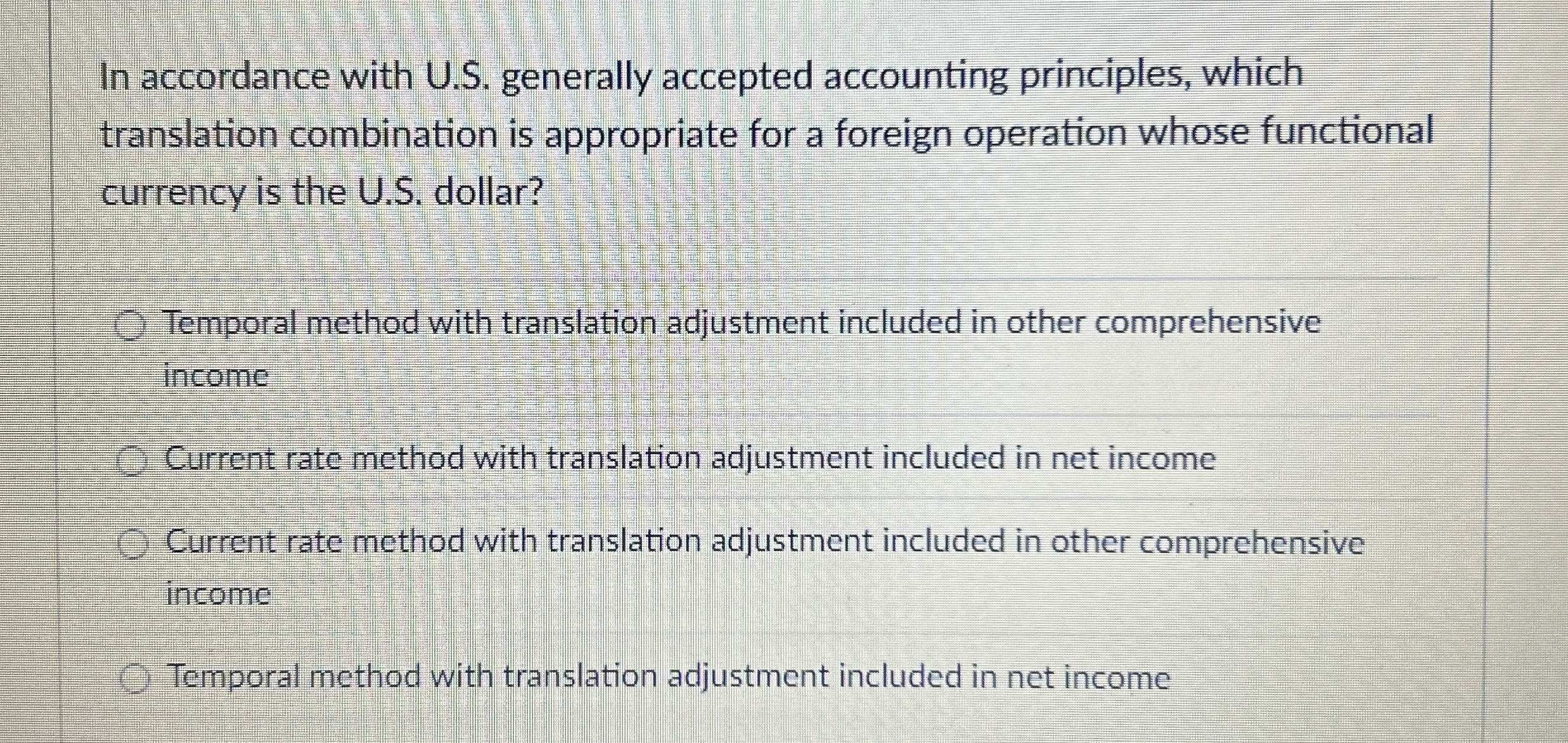 Solved In accordance with U.S. ﻿generally accepted | Chegg.com