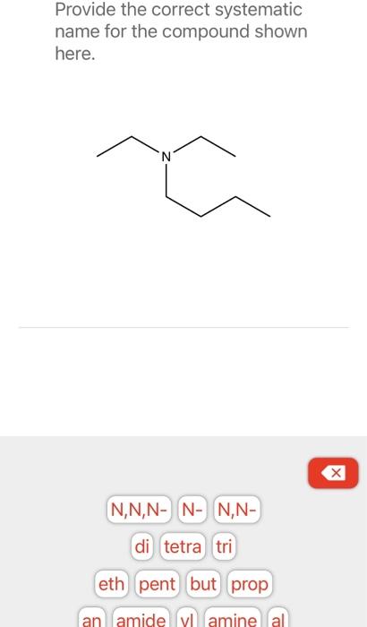 Solved Provide the IUPAC name for the condensed structural | Chegg.com