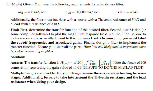 Solved [ 30 pts ] ﻿Given: You have the following | Chegg.com