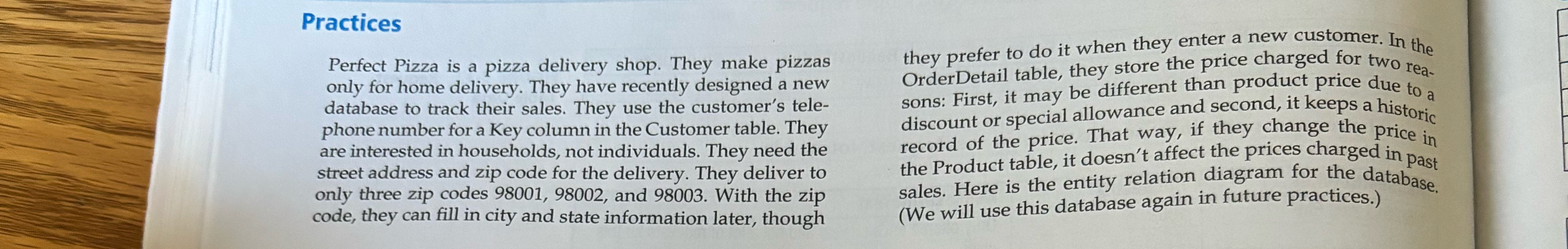 Solved PracticesPerfect Pizza is a pizza delivery shop. They | Chegg.com