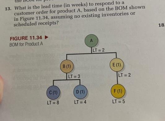 Solved 3. What is the lead time (in weeks) to respond to a | Chegg.com