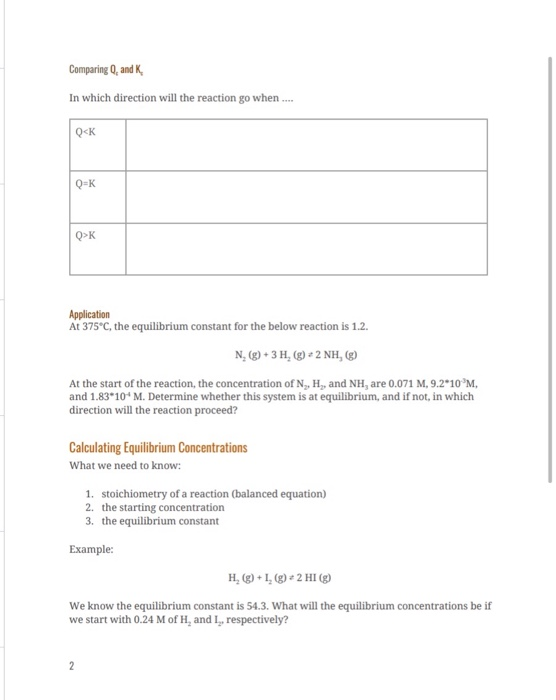 Chemical Equilibrium Genchem Spring How To Pr Chegg Com