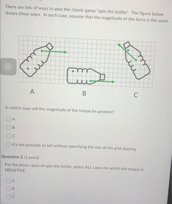 Solved There Are Lots Of Ways To Play The Classic Game "spin | Chegg.com