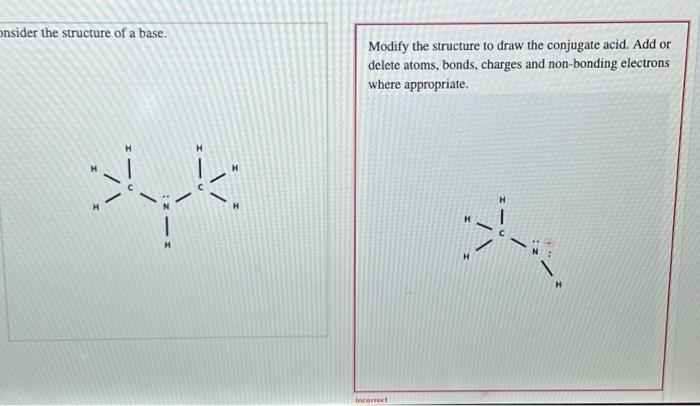 nsider the structure of a base. Modify the structure | Chegg.com