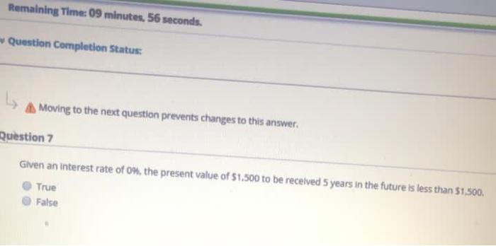 Solved The concept of time value of money is important to | Chegg.com