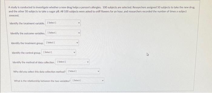 Solved A study is conducted to inwestigate whether a new | Chegg.com