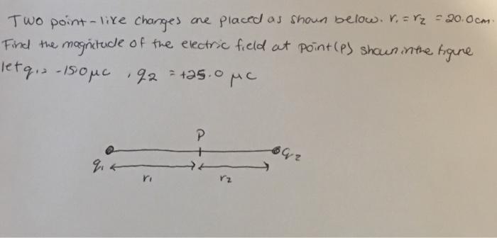 Solved Two point - like changes one placed as shown below. | Chegg.com
