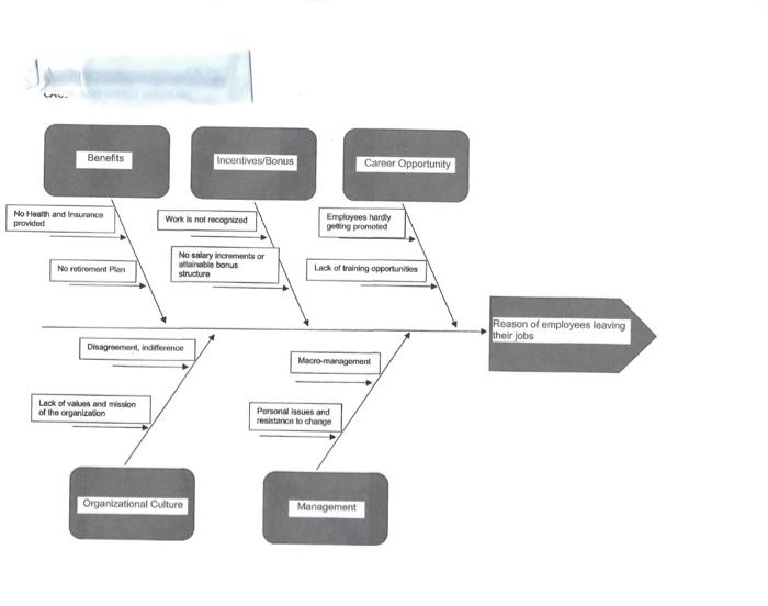 Solved Create a Cause-and-Effect Diagram. (a fish bone | Chegg.com