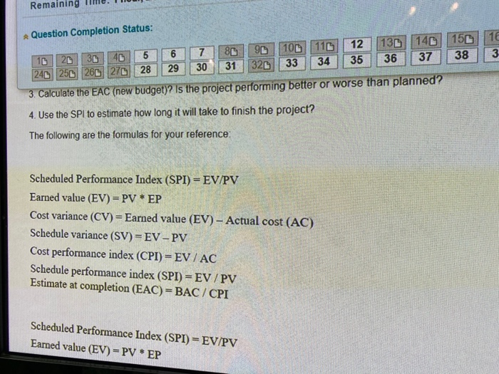Solved Question 35 10 points Save Answ You have a project to | Chegg.com