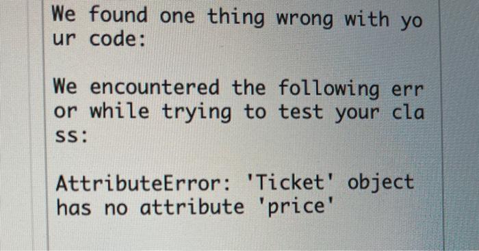 Solved Hello, I am not sure how to fix this error in my | Chegg.com