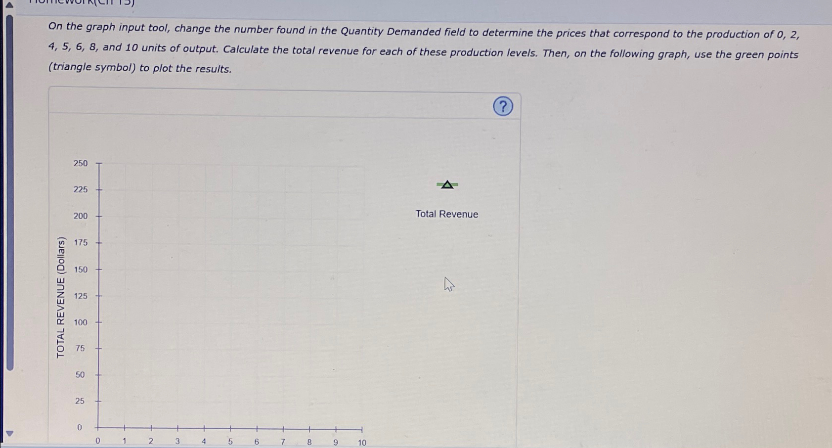 On the graph input tool, change the number found in | Chegg.com