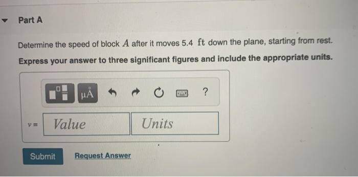 Solved Block A Has A Weight Of 60 Lb And Block B Has A | Chegg.com