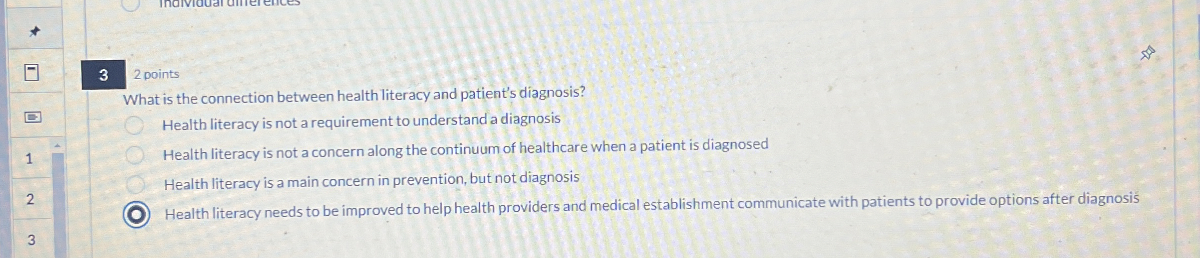 Solved 2 ﻿pointsWhat is the connection between health | Chegg.com