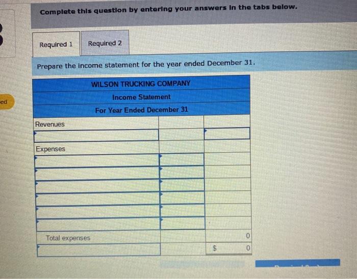 Solved The Following Adjusted Year-end Trial Balance At | Chegg.com