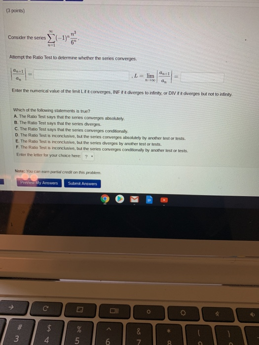 Solved Previous Problem List Next 3 Points Note You On Chegg Com