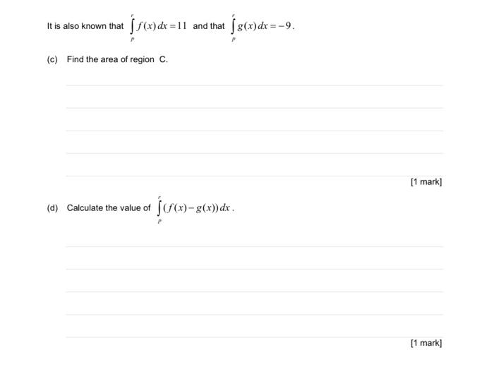 Solved Question 12 (4 marks) The graphs of y=f(x) and y=g(x) | Chegg.com