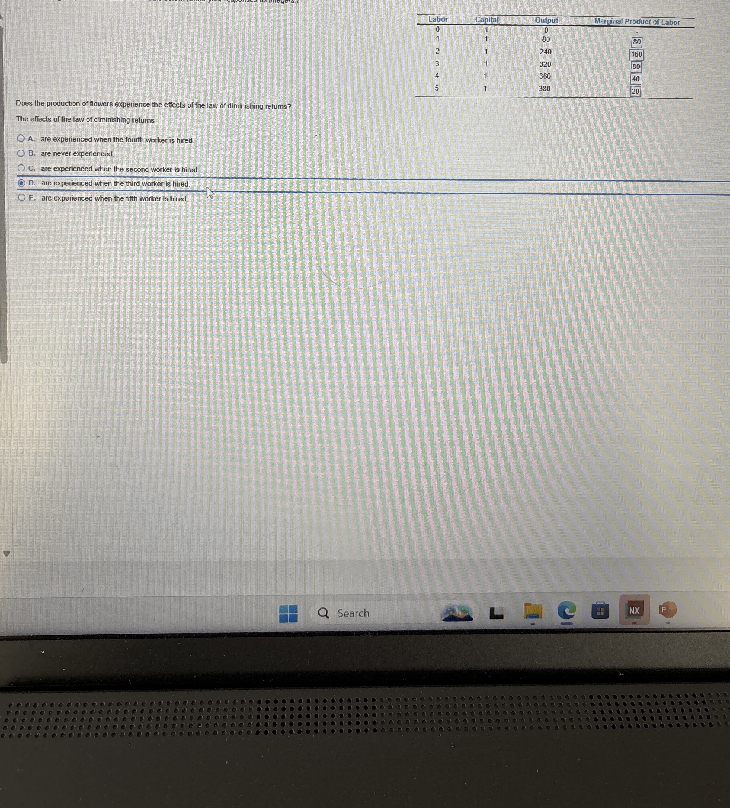 Solved Does the production of flowers experience the effects