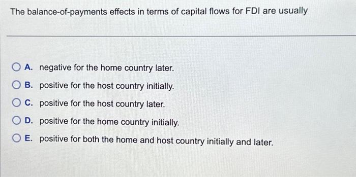 The Balance of Payments and Capital Flows 