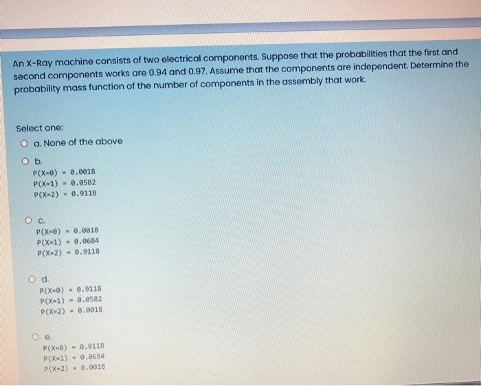 Solved An X Ray Machine Consists Of Two Electrical Chegg Com