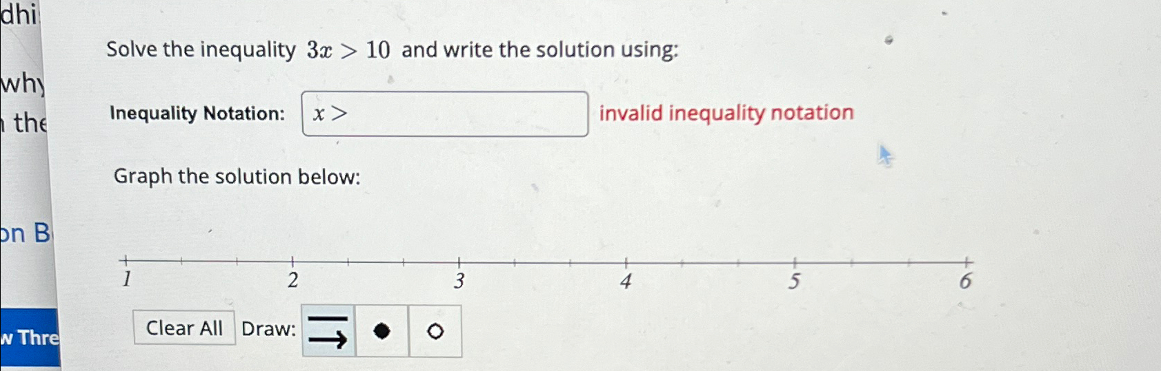 0 3 is a solution to this inequality