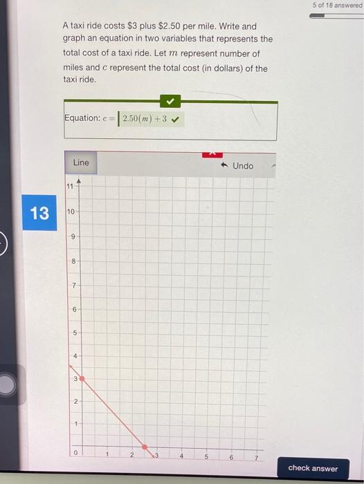 solved-5-of-18-answered-a-taxi-ride-costs-3-plus-2-50-per-chegg