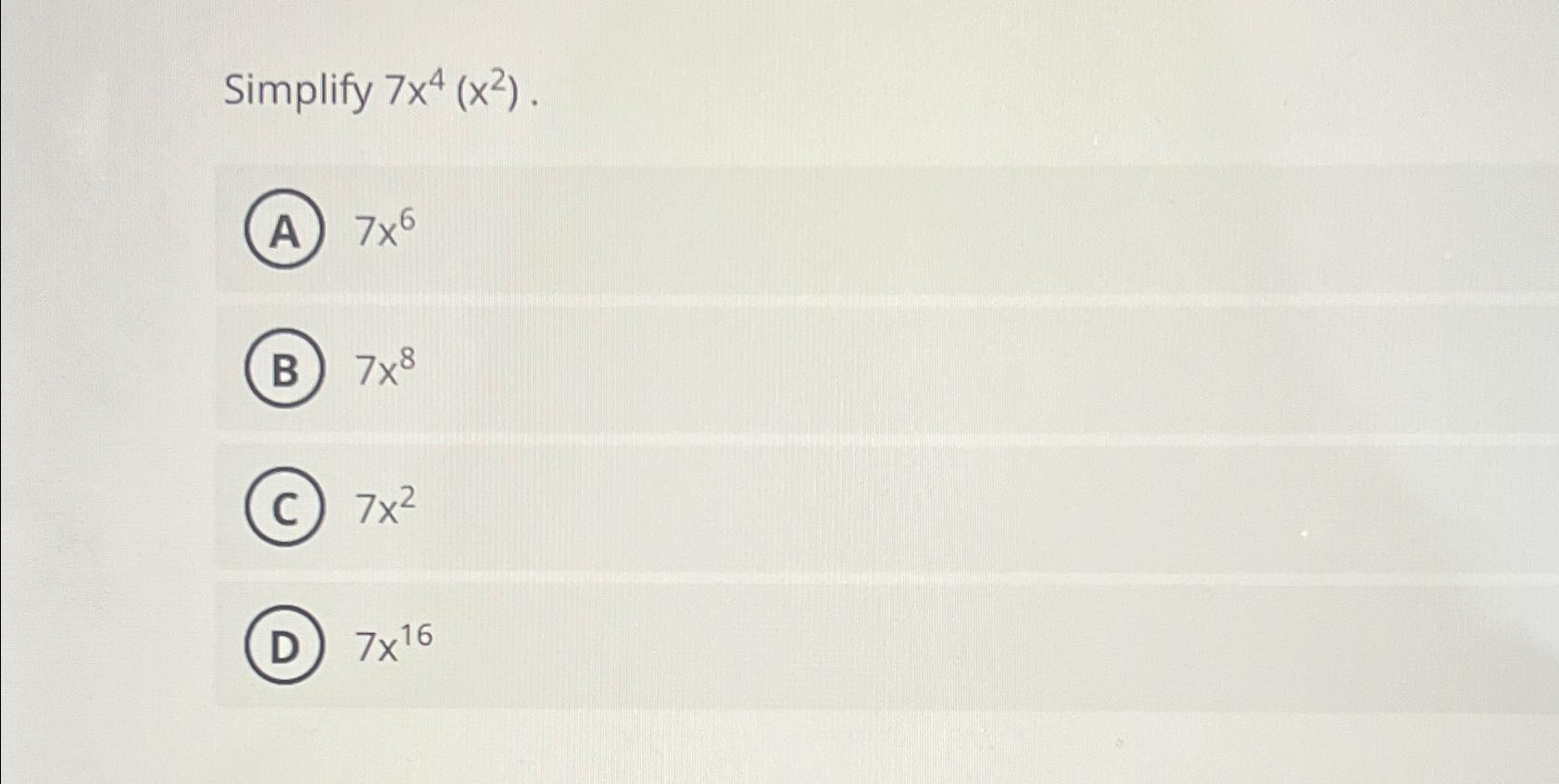 (4x - 7) ^ 2