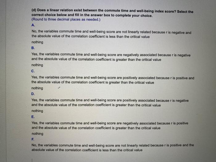 Solved The data in the table to the right are based on the