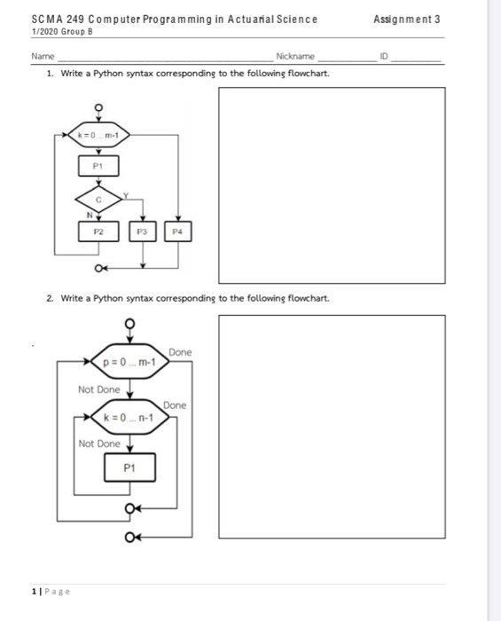 Solved SCMA 249 Computer Programming in Actuarial Science | Chegg.com