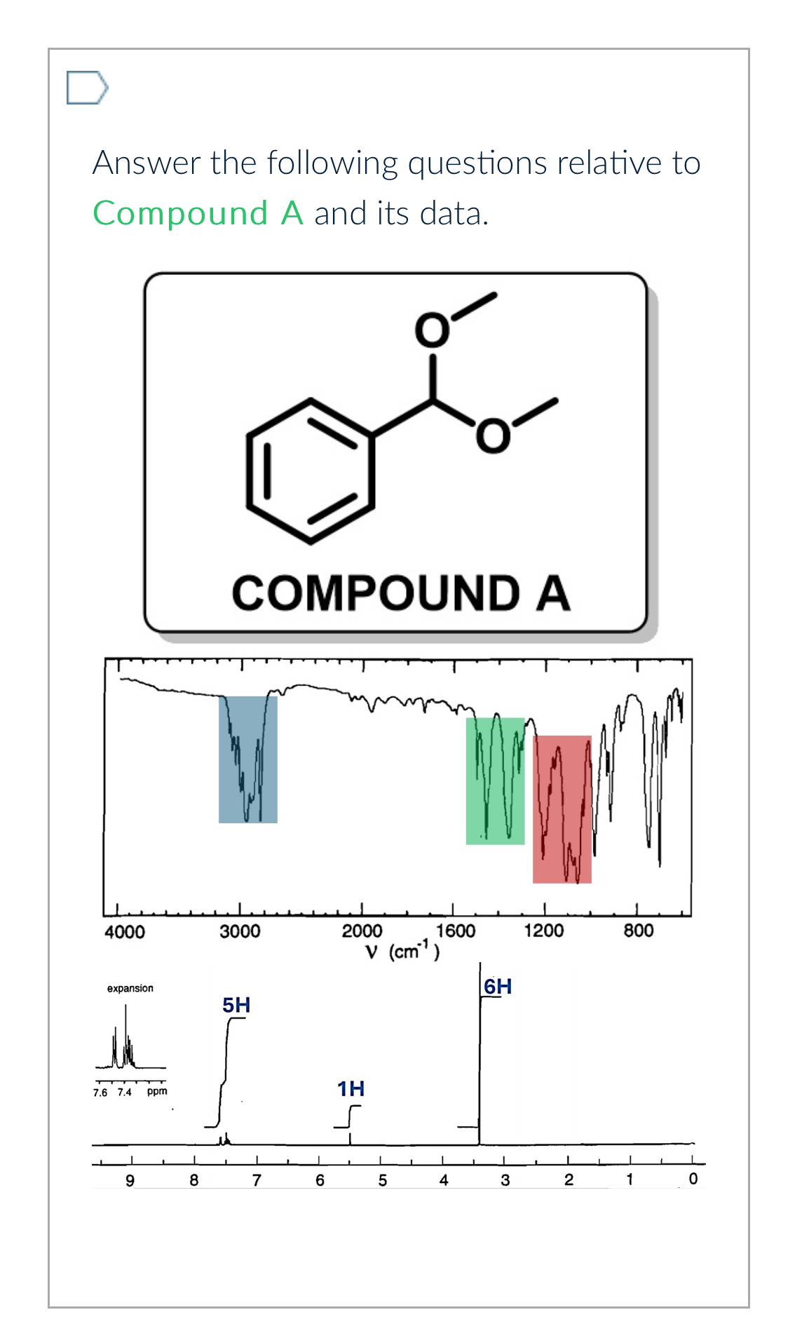 Answer the following questions about Compound A1. | Chegg.com