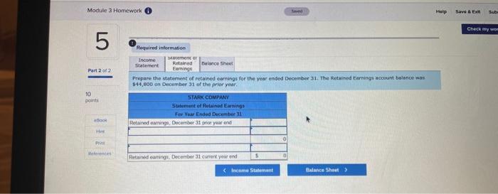 Solved Prepare the balance sheet at December 31 .Required | Chegg.com