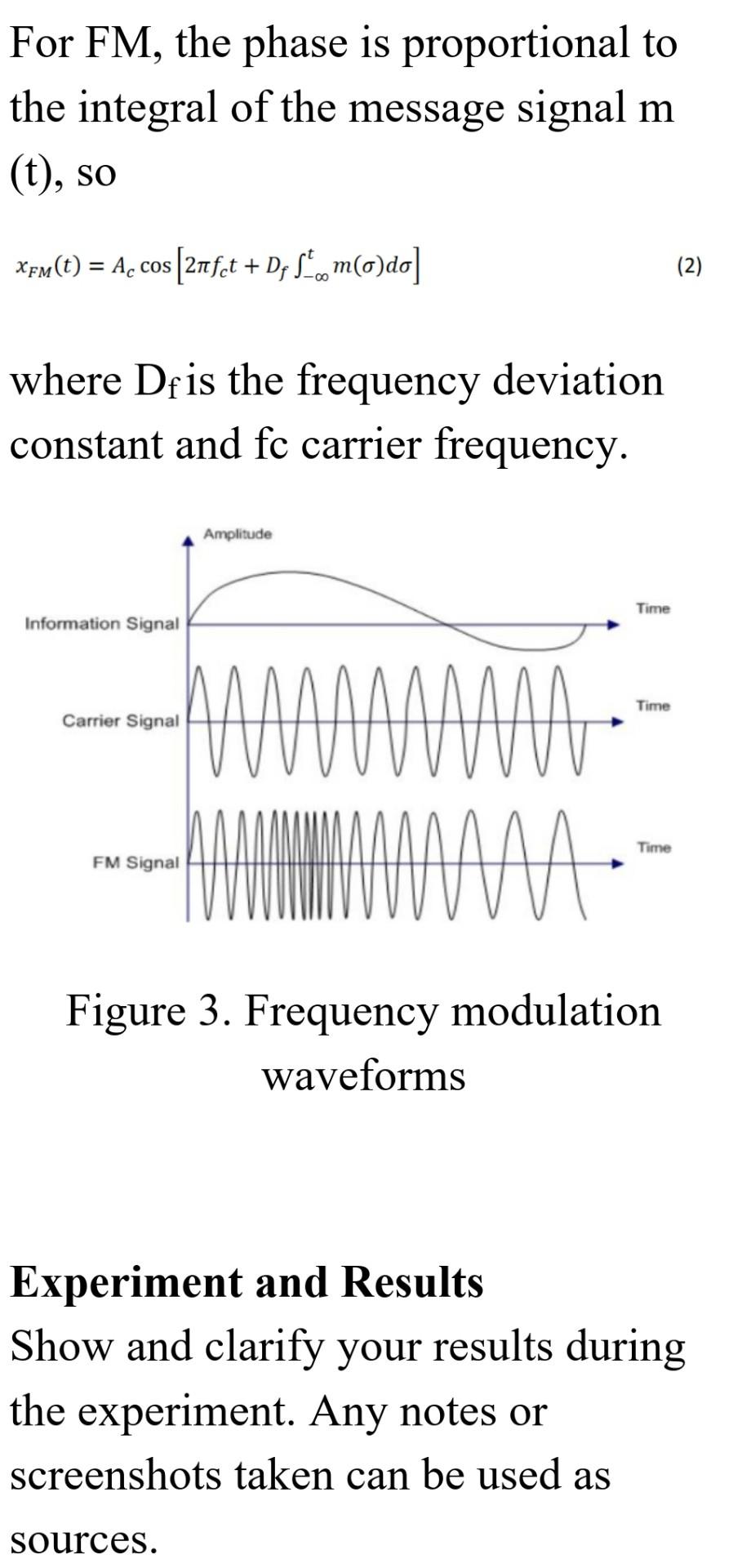 Frequency Modulation And Demodulation Experiment Theory 60+ Pages Answer [1.2mb] - Updated 