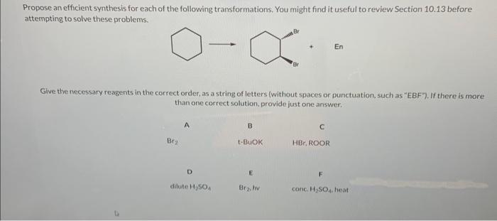 Solved Propose an efficient synthesis for each of the | Chegg.com