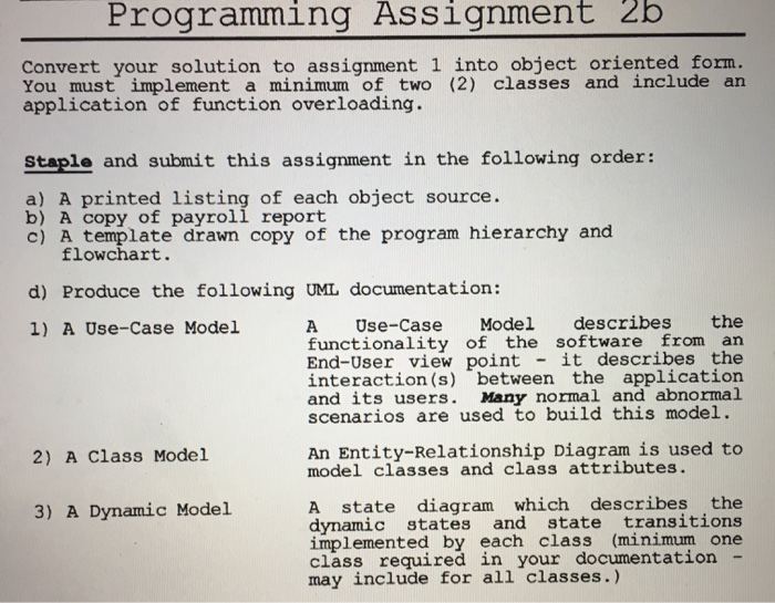 Programming Assignment 2b Convert your solution to | Chegg.com