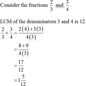 Definition of Fraction Operations | Chegg.com