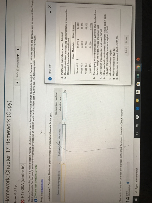 Solved Homework: Chapter 17 Homework (Copy) Score: 0 of 1 pt | Chegg.com