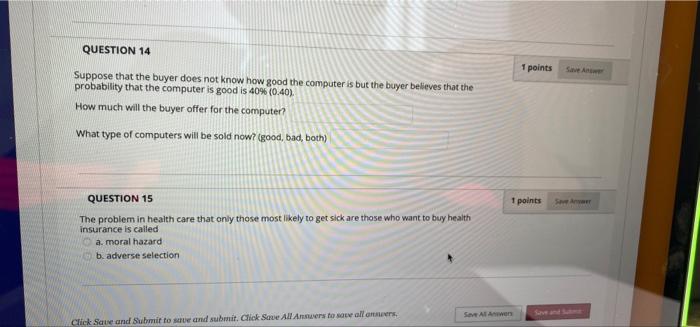 Solved QUESTION 14 1 Points Suppose That The Buyer Does Not | Chegg.com