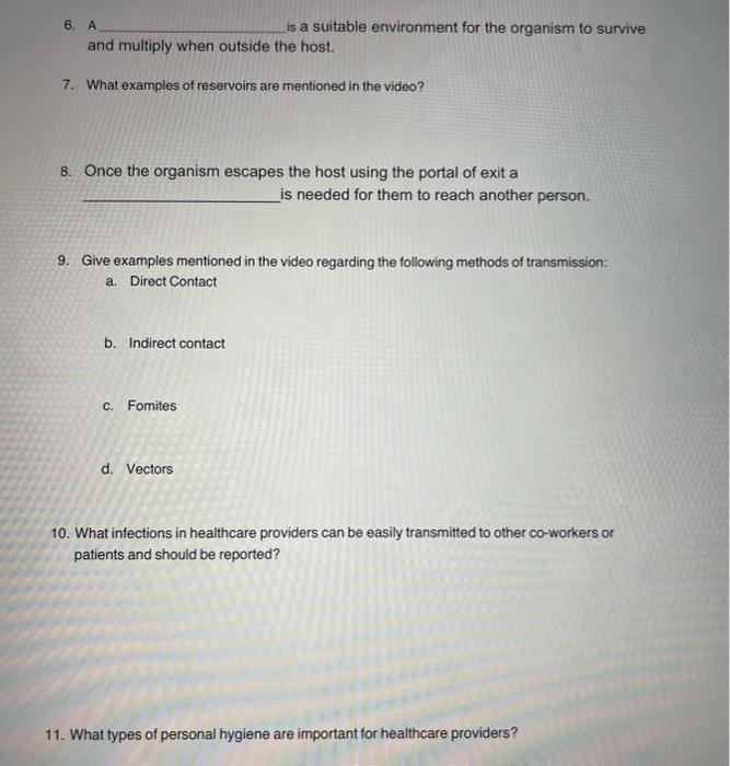 Solved 1. What are standard precautions? 2. When should