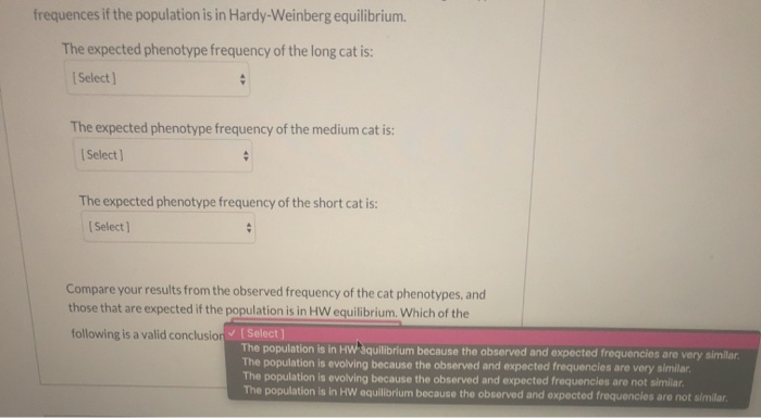 Solved The Hardy-Weinberg principle states that, if a | Chegg.com