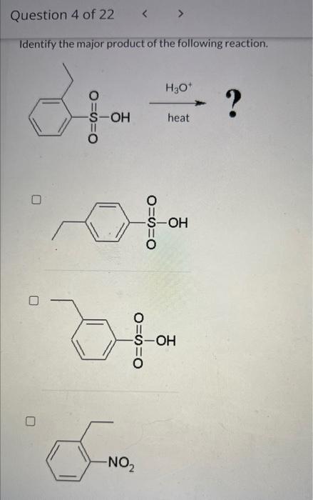 Solved What Is The Predicted Major Product For The Reaction